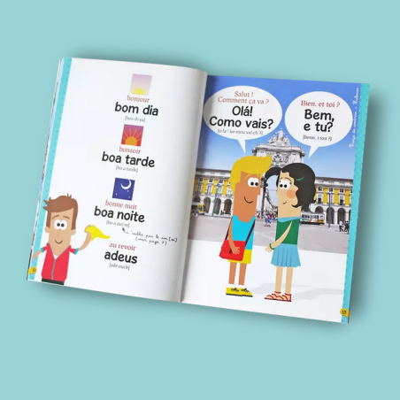 AZUL - Bonhomme de Chemin - Portugais - Le guide de Conversation des Enfants
