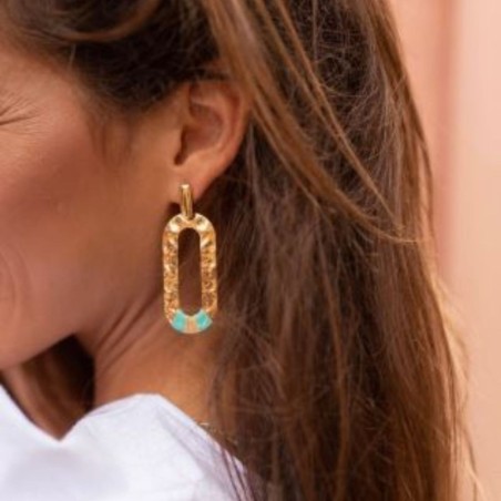 AZUL - Laurence M - Boucles d'Oreilles L'Universelle Tissée