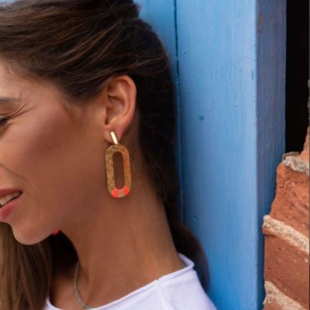 AZUL - Laurence M - Boucles d'Oreilles L'Universelle Tissée