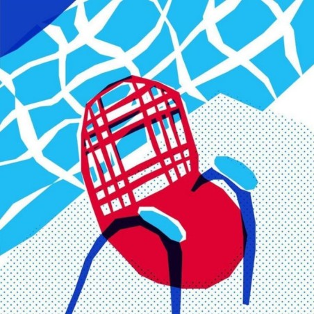 AZUL - Marie Doazan - Sérigraphie La Piscine