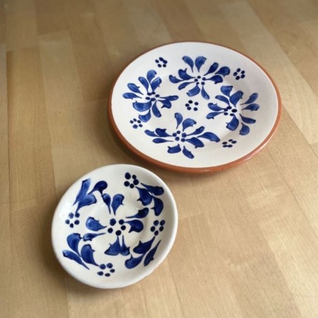 AZUL - A Loja da Cerâmica - Moyenne Assiette Fleur Bleue