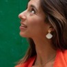 AZUL - Laurence M -  Boucles d’Oreilles La Médusée puce
