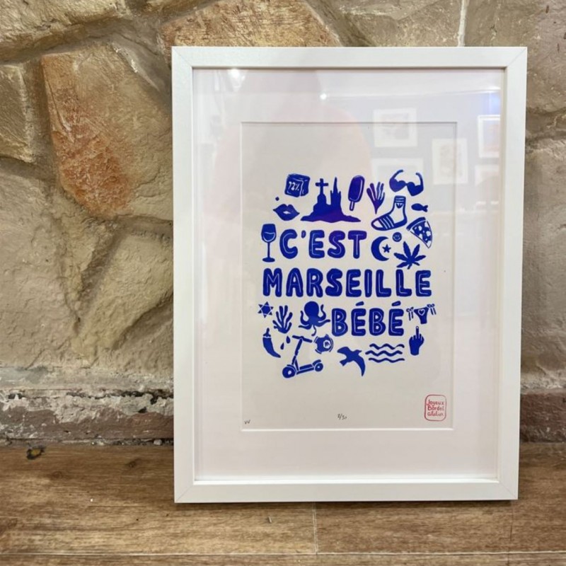 Marseille bébé par La Dame Bleue – LA FRENCH PIQUE