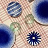AZUL - Nappe à carreaux Vartan Rose