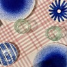 AZUL - Nappe à carreaux Vartan Rose