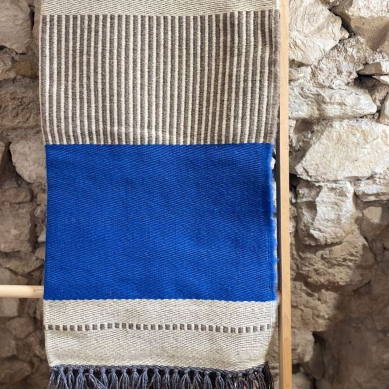 AZUL - Fabricaal - Manta Laine Azul