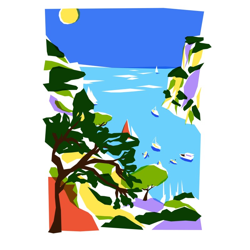 Provence La Calanque - Exclusivité x Marie Doazan