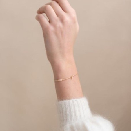 AZUL - Laurence M - Bracelet La Timide Perlée