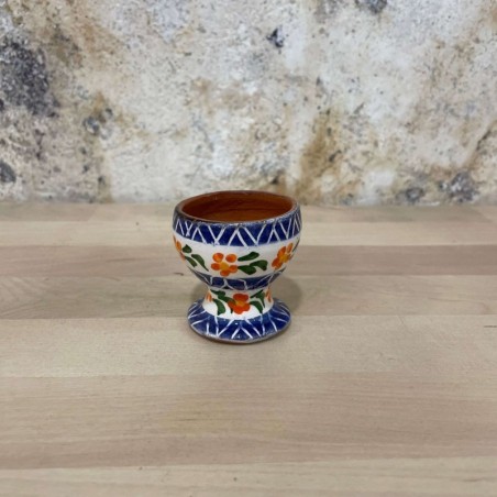 AZUL - A LOJA DA CERAMICA - Coquetier Flores