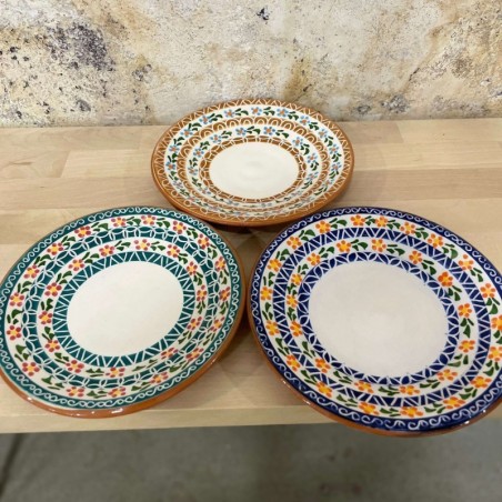 AZUL - A Loja da Cerâmica - Assiette Flores 2.0