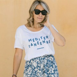 AZUL - Way Custom - T-Shirt Méditerranéenne