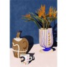 AZUL - EVA HALFERS - Lumière du coucher de soleil illustration