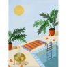 AZUL - EVA HALFERS - Dans le patio illustration