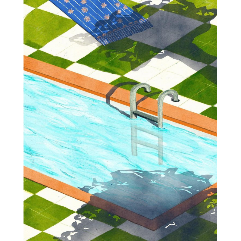 AZUL - EVA HALFERS - Presque l'été illustration