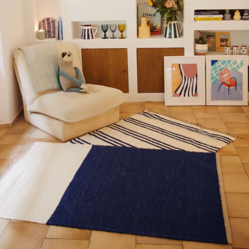Tapis Color Block sur-mesure