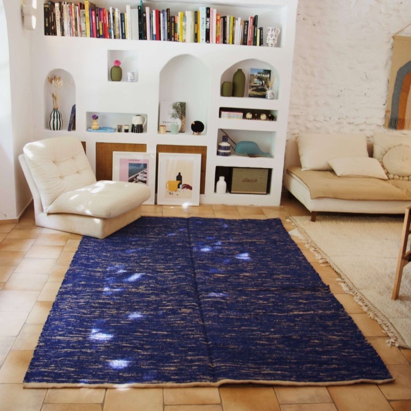 AZUL - CASA CUBISTA - tapis seia sur mesure