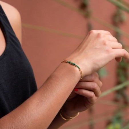 AZUL - LAURENCE M - Bracelet La Trois Chaînes