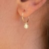 AZUL - Boucle d'oreille La Créole Mini Soleil - Laurence M