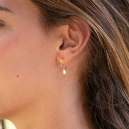 AZUL - Boucle d'oreille La Créole Mini Soleil - Laurence M