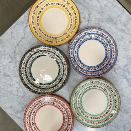 AZUL - Grande Assiette Flores 2.0 - A Loja da Ceramica