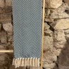 AZUL - Plaid Chevron Vert Pétrole