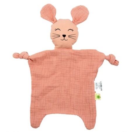 AZUL - Doudou Souris Coton Bio - APunt Barcelona