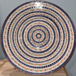 AZUL - A LOJA DA CERAMICA - Très Grande Assiette Flores