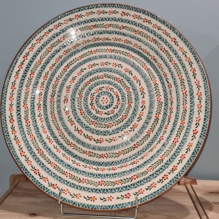 AZUL - A LOJA DA CERAMICA - Très Grande Assiette Flores