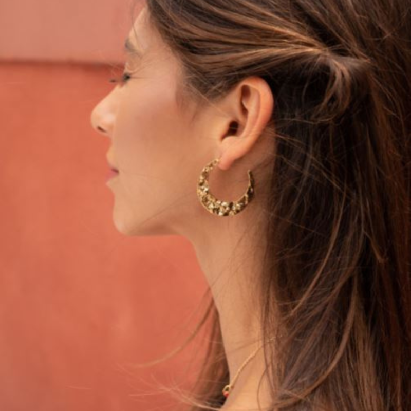 AZUL - LAURENCE M - Boucles d'oreille La Demi Lune