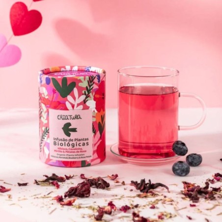 AZUL - Infusion d'hibiscus, prêle, myrtille et pétales de Rose BIO - CRIATURA