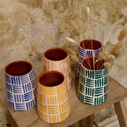Petit vase vulcão ethnic
