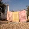 AZUL - Plaid de plage en gaze de coton - The Barine