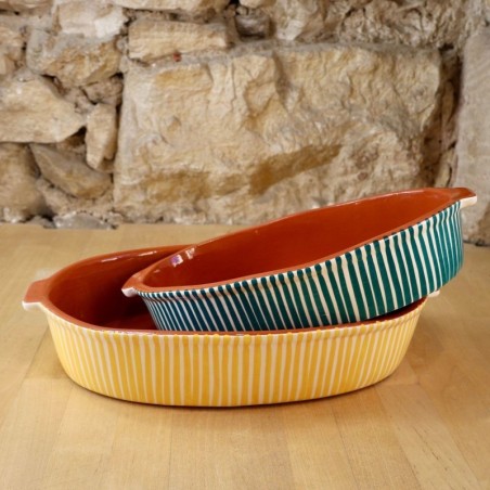 Moyen plat oval listas