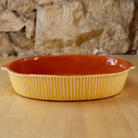 Moyen plat oval listas