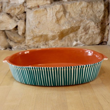 Moyen plat oval listas