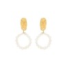 AZUL - Boucles d'oreilles Cerle Perlé - Sofia Godinho