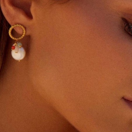 AZUL - Boucles d'oreilles Nikki Pearl - Sofia Godinho