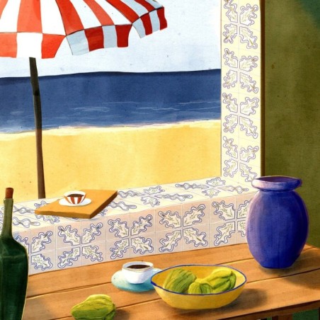 AZUL - EVA HALFERS - Chuchu - Illustration