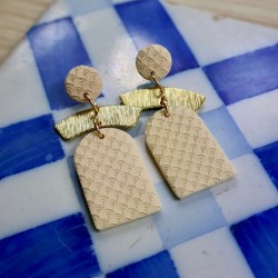 AZUL - Sol Studio - Boucles d'Oreilles Vera Laiton