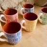 Grand mug arrondi ethnic