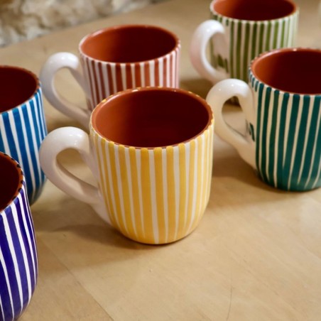 Petit mug arrondi listas