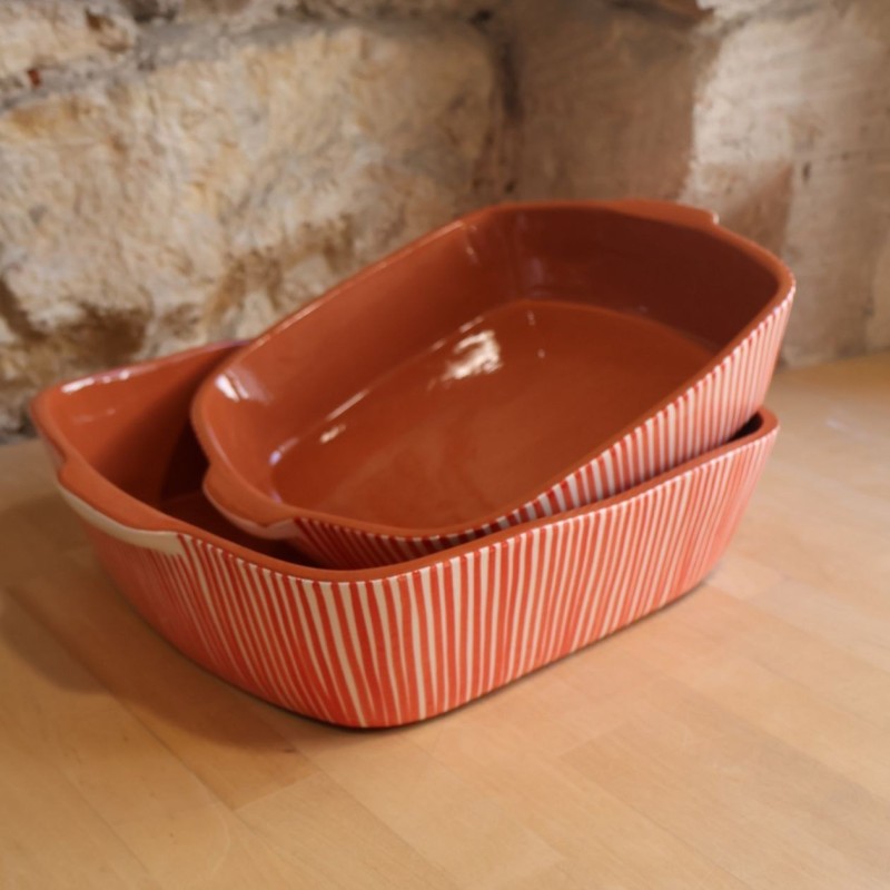 Grand plat carré listas