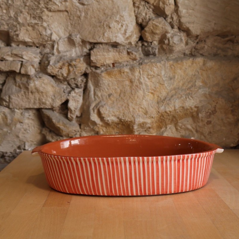 Moyen plat oval listas