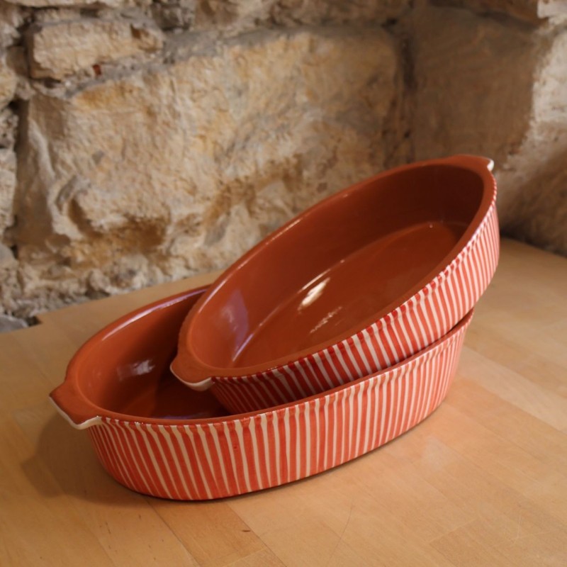 Moyen plat oval listas