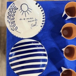 AZUL - Assiette Creuse "Es o meu raio de sol" Saudade Azul - Ollarus