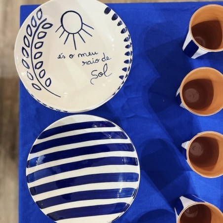 AZUL - Assiette Creuse "Es o meu raio de sol" Saudade Azul - Ollarus
