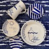 AZUL - Grande Assiette "Es o meu raio de sol" Saudade Azul - Ollarus