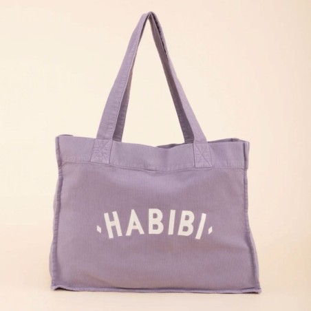AZUL - LYOUM - Cabas Habibi Parme