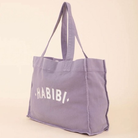 AZUL - LYOUM - Cabas Habibi Parme