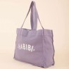 AZUL - LYOUM - Cabas Habibi Parme